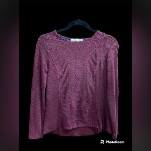 Jolt Size Women’s XS Purple Long Sleeve Blouse